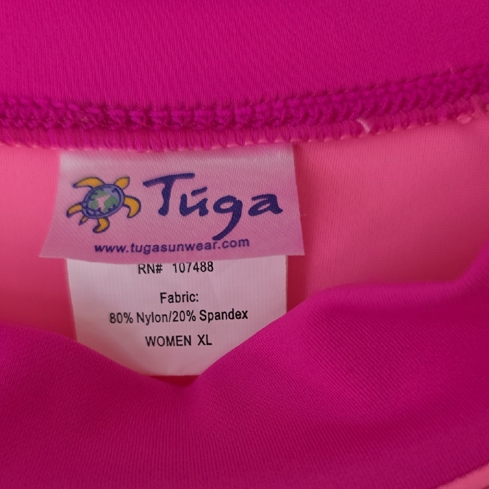 Tuga Women's Pink Rash Guard - Picture 2 of 11
